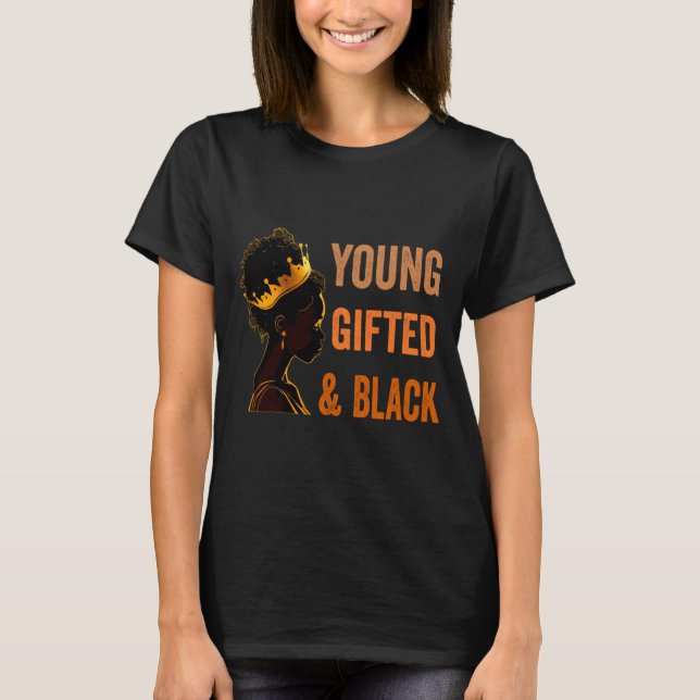 Camiseta Young Ed Black African American History Girl You T (Anverso)