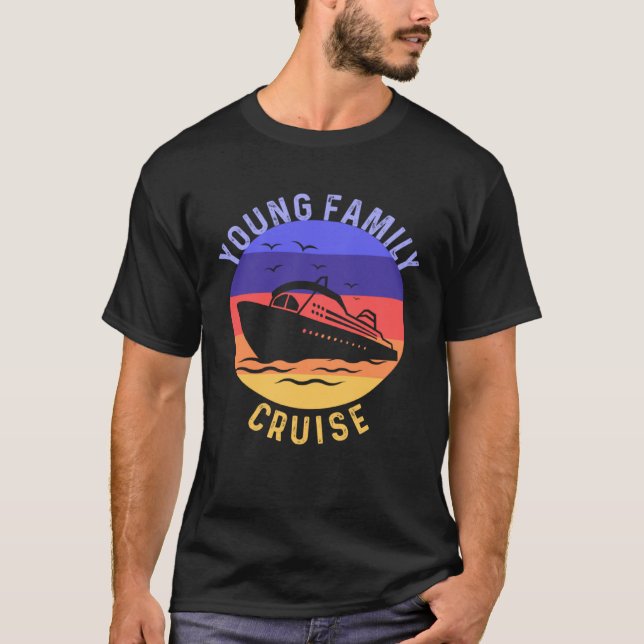 Camiseta Young Family Cruise Matching Get Together Merch (Anverso)