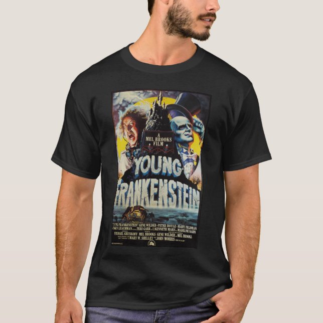 Camiseta Young FRONKenstein Not Frankenstein vintage (Anverso)