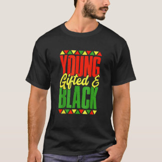 Camiseta Young Gifted And Black Black History Month African