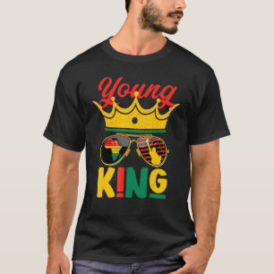 Camiseta Young King African American Black History Juneteen