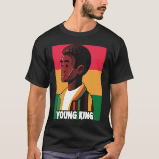 Camiseta Young King Black Youth Black Excellence Black Pri