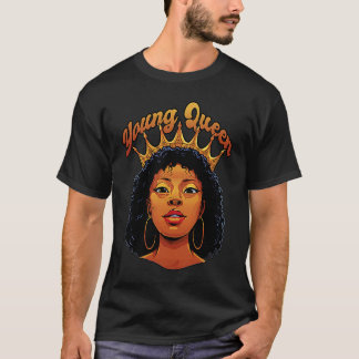 Camiseta Young Queen Black History Month African American Y