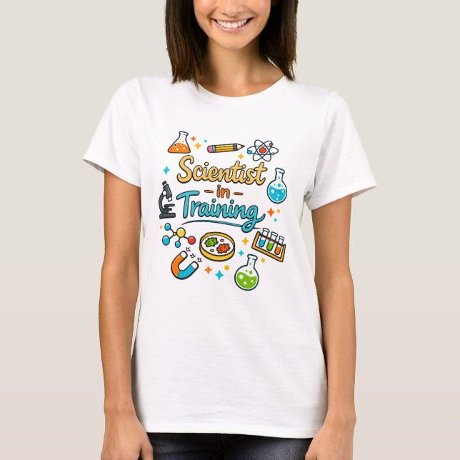 Camiseta Young Scientist in Training Invitation (Anverso)