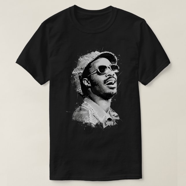 Camiseta Young Stevie Wonder (Diseño del anverso)