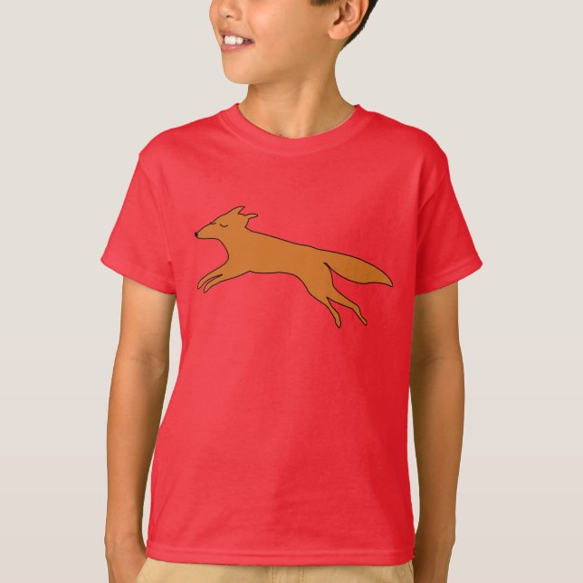 Camiseta Young Teen fox T-Shirt (Anverso)