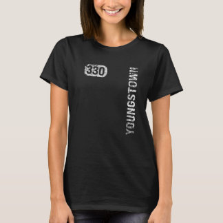 Camiseta Youngstown Ohio 330 Código de Área Vintage Retro  