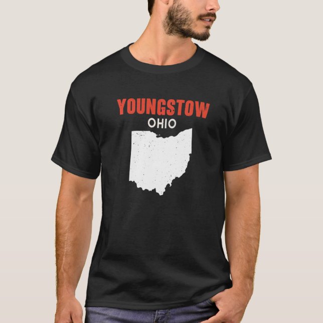Camiseta YOUNGSTOWN Ohio EE.UU. EE.UU. EE.UU. Viajes Ohioya (Anverso)