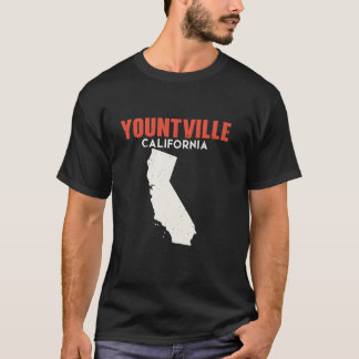 Camiseta Yountville California US State America Travel Cal
