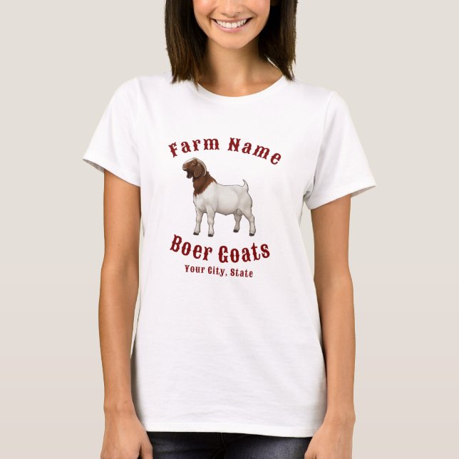Camiseta Your Farm Boer Goats (Anverso)