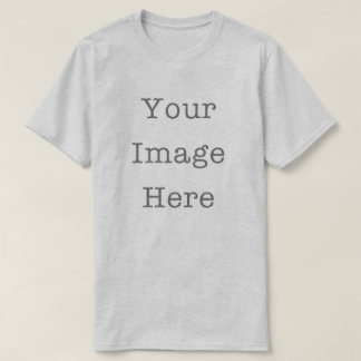 Camiseta Your Image Here Customizable Personalized Ash