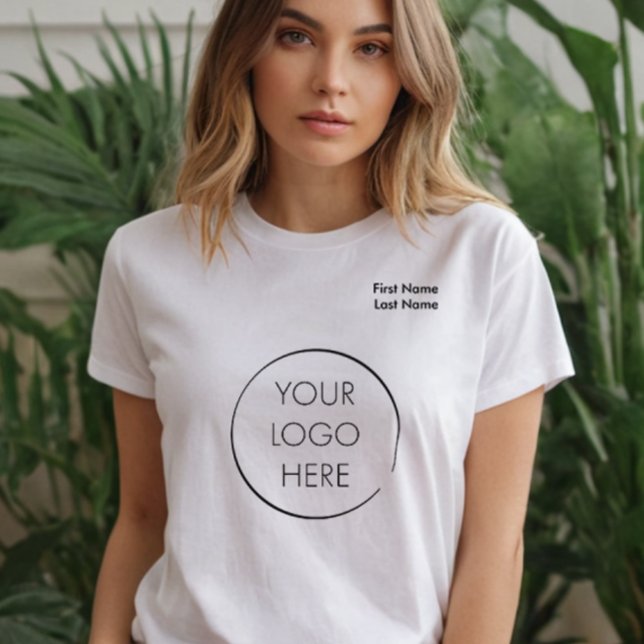 Camiseta Your Logo Business Branding Promotion with Name (Subido por el creador)