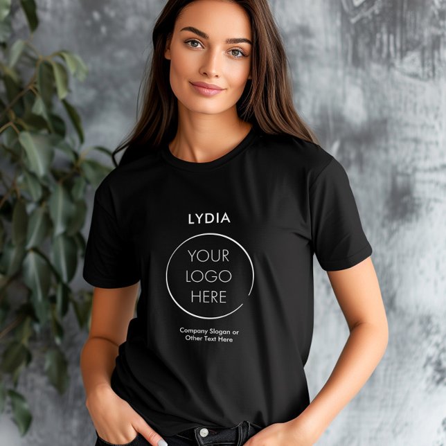 Camiseta Your Logo Business Branding Promotion with Name (Subido por el creador)