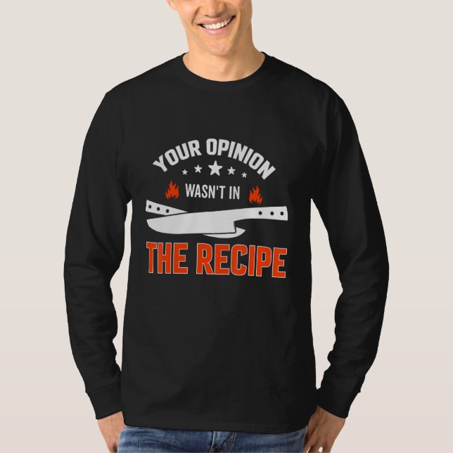 Camiseta Your Opinion Wasn't In The Recipe Korean Potato Ho (Anverso)