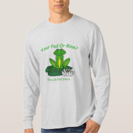 Camiseta Your Pad or Mine - Men's Light Gray Long Sleeve