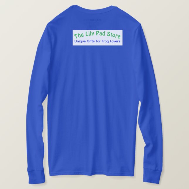 Camiseta Your Pad or Mine - Men's Royal Blue Long Sleeve (Reverso del diseño)