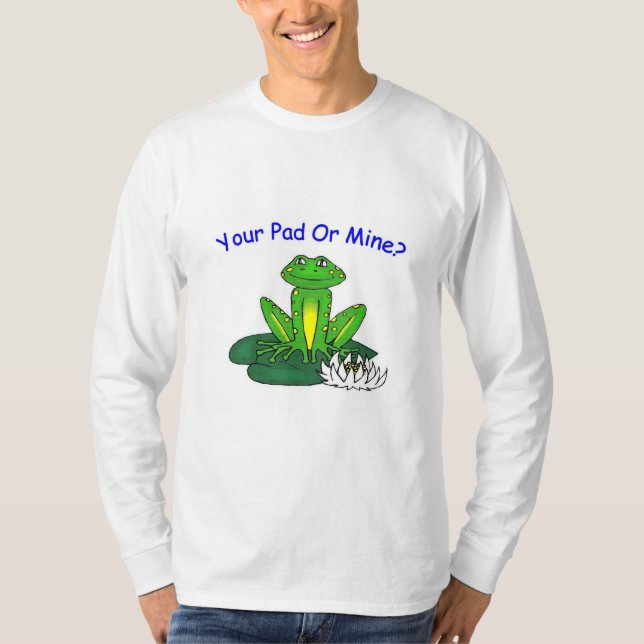 Camiseta Your Pad or Mine - Men's White Long Sleeve (Anverso)