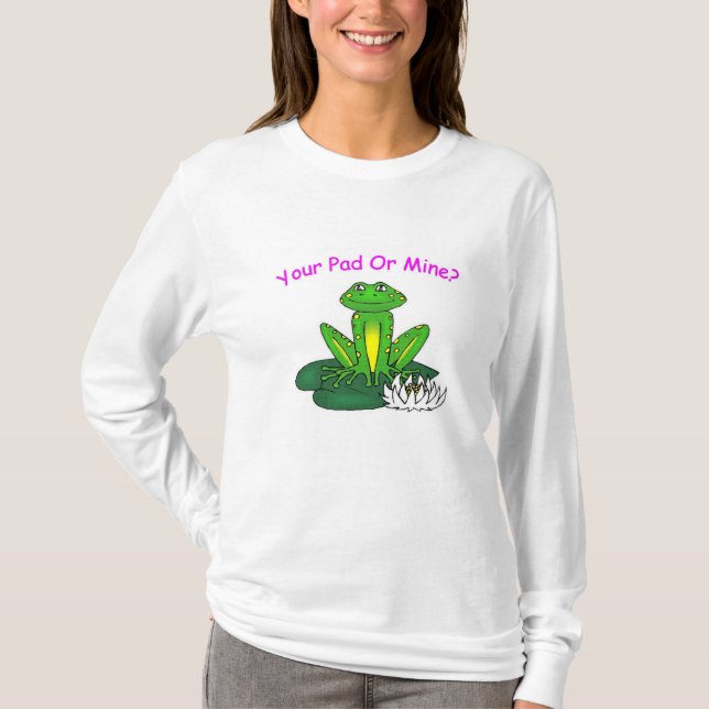 Camiseta Your Pad or Mine - Women's White Long Sleeve (Anverso)