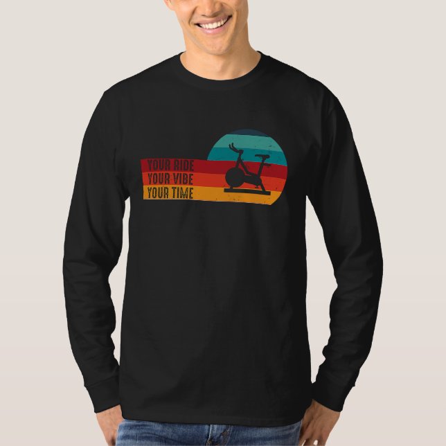 Camiseta Your Ride Your Vibe Your Time Retro Bicycle Gym Sp (Anverso)