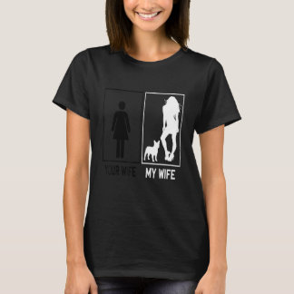 Camiseta Your Wife My Wife French Bulldog Frenchie For Hus
