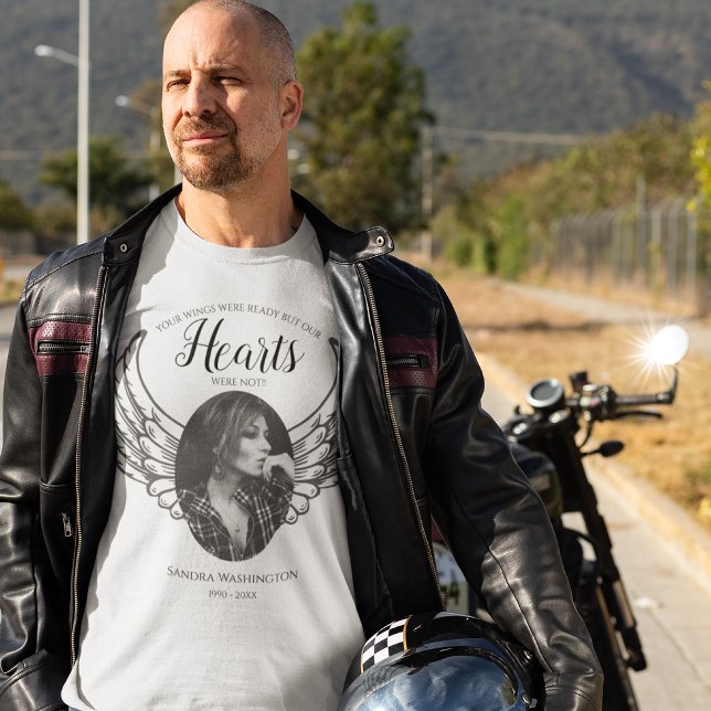 Camiseta Your Wings Were Ready  | Photo Memorial T-Shirt (Subido por el creador)