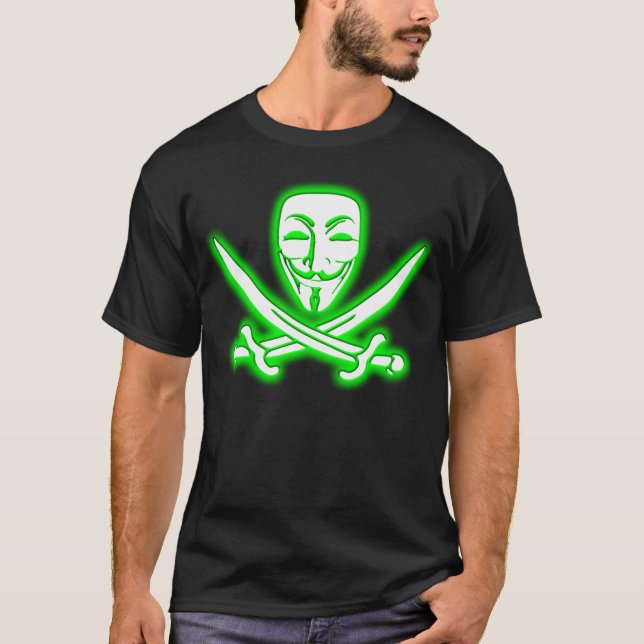 Camiseta YourAnon (VERDE) (Anverso)