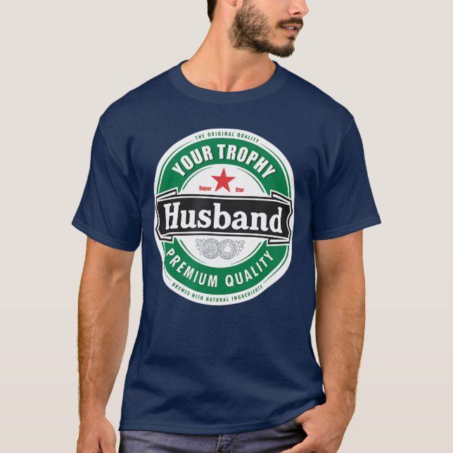 Camiseta Yourrophy Husband Funny Married funny gift retro (Anverso)