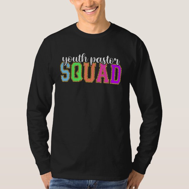 Camiseta Youth Pastor Squad  Back to School Worker Apprecia (Anverso)