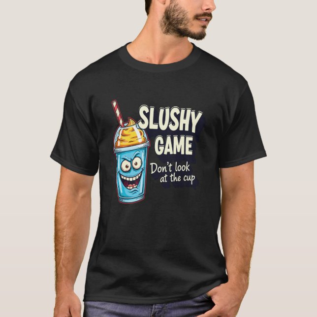 Camiseta Youthful Silly Game Casual Graphic Don't Look Slus (Anverso)