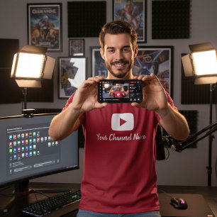 Camiseta Youtube Channel Youtuber Vlogger