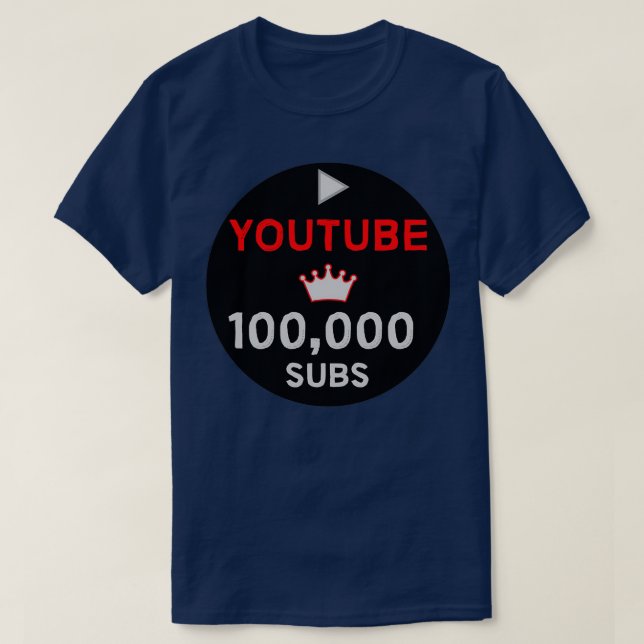 Camiseta YouTuber Milestone Regalos YouTuber Vlogger Silver (Diseño del anverso)