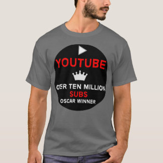 Camiseta YouTuber Milestone Regalos YouTuber Vlogger Silver
