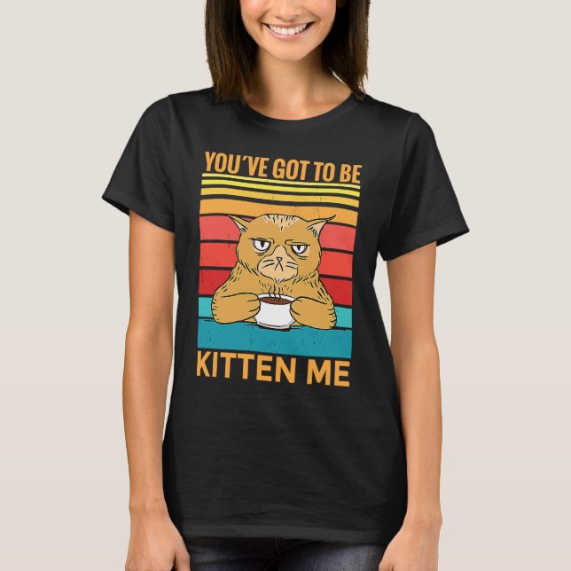 Camiseta Youve Got To Be Kitten Me  I  Cat (Anverso)