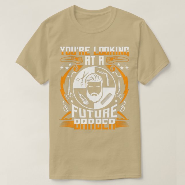 Camiseta Youx27re Mirando Un Futuro Regalo Gracioso De Barb (Diseño del anverso)