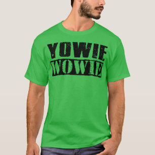 Camiseta Yowie Wowie Vintage Black Text