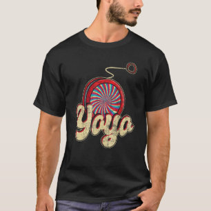 Camiseta Yoyo Colorful Retro Vintage Toy Pasti de los años 