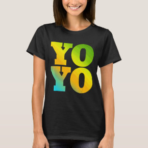 Camiseta Yoyo Diseñado Con Colores Naturales