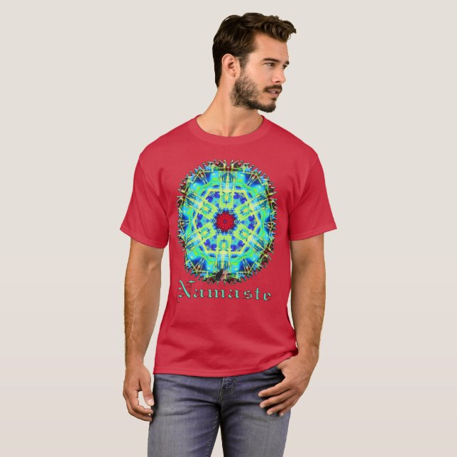 Camiseta Yoyo Namaste Caleidoscopio (Anverso completo)