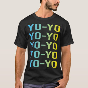 Camiseta YoYoYoYoYoYoing amarillo Azul