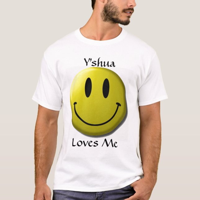 Camiseta Y'shua me ama cara (Anverso)