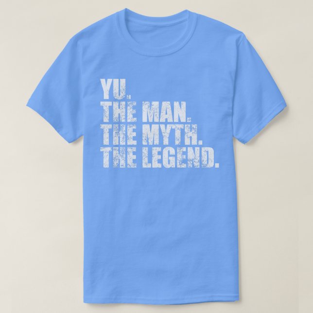 Camiseta Yu apellido Yu apellido Yu apellido Yu apellido (Diseño del anverso)