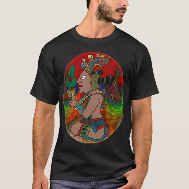 Camiseta Yucatán Psicodélico Mexicano Visiones (Anverso)