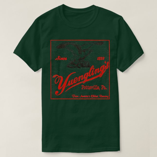 Camiseta Yuenglings Pottsville PA Vintage Brewery (Diseño del anverso)