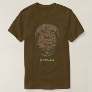 Camiseta Yuepingia Fósil Trilobite