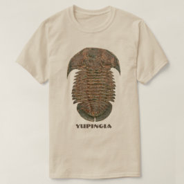 Camiseta Yuepingia Fósil Trilobite