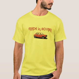 Camiseta Yugo hizo en Bosnia