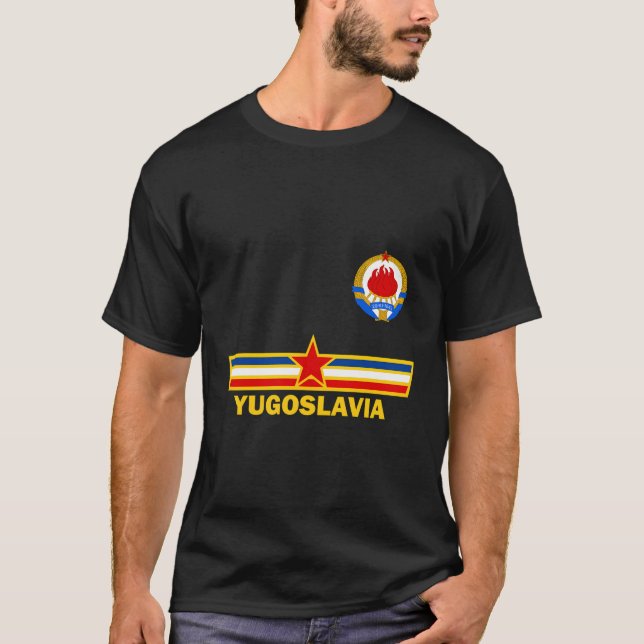 Camiseta Yugoslavia Jugoslavija con Jugoslovenski Grb (Anverso)