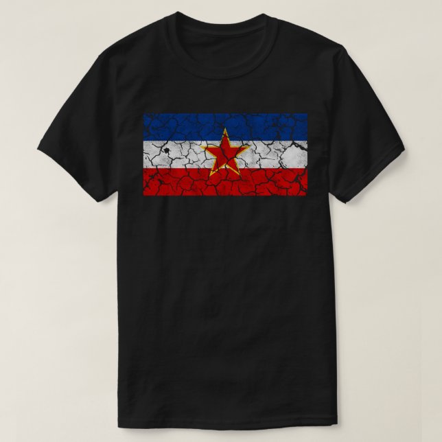Camiseta Yugoslavia retro (Diseño del anverso)