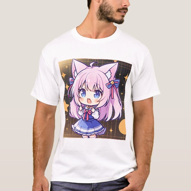Camiseta Yui Mizuki Anime Waifu (Anverso)