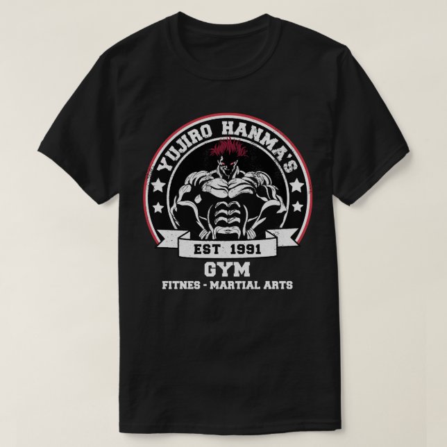 Camiseta Yujiro hanma gym (Diseño del anverso)